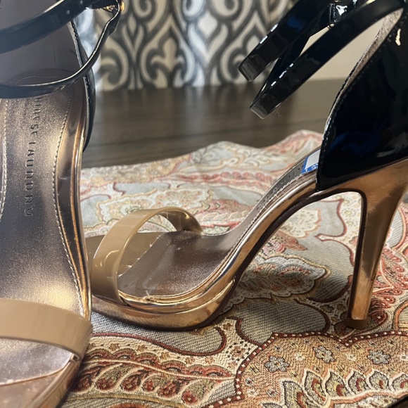 New Black /3Tone colors Roségold and beige Patent heels size 7 - Picture 2 of 7